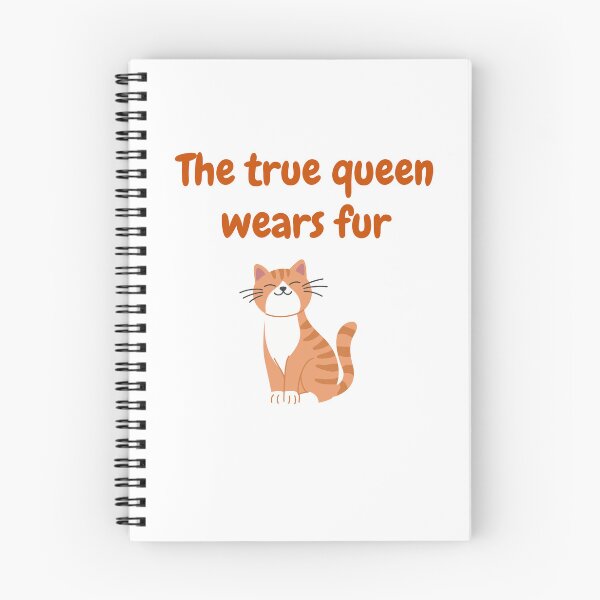 Item preview, The True Queen Wears Fur - Funny Vintage Cat designed and sold by KokoFlanell.