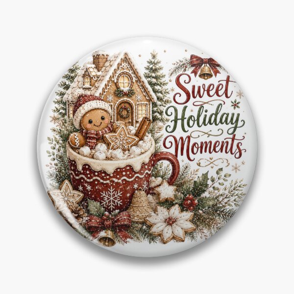 Item preview, Sweet Holiday Moments Cozy Gingerbread Christmas designed and sold by DYAFLK.