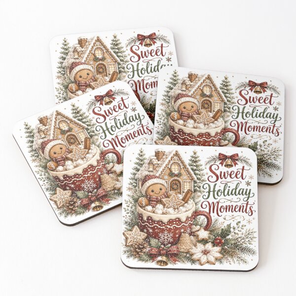 Item preview, Sweet Holiday Moments Cozy Gingerbread Christmas designed and sold by DYAFLK.