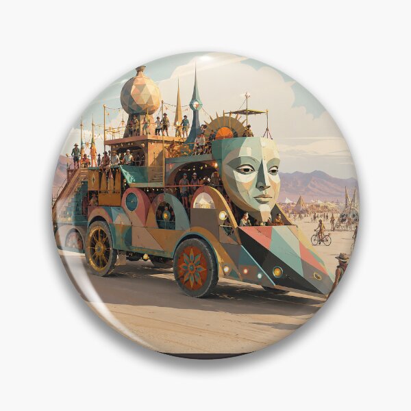 Item preview, Futuristic Art Car Traveling Across Desert Festival Playa designed and sold by MoonSkyArt.