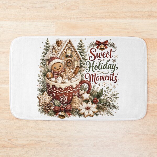 Item preview, Sweet Holiday Moments Cozy Gingerbread Christmas designed and sold by DYAFLK.