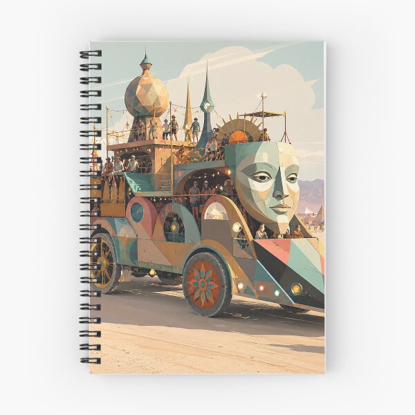 Item preview, Futuristic Art Car Traveling Across Desert Festival Playa designed and sold by MoonSkyArt.