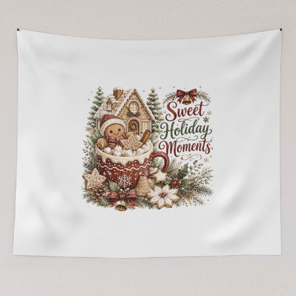 Item preview, Sweet Holiday Moments Cozy Gingerbread Christmas designed and sold by DYAFLK.