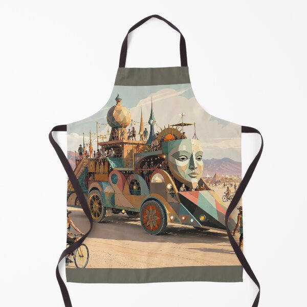 Item preview, Futuristic Art Car Traveling Across Desert Festival Playa designed and sold by MoonSkyArt.