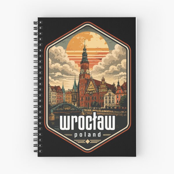 Item preview, Wroclaw City Poland Vintage Travel designed and sold by TomFrontierArt.