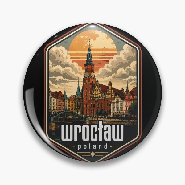 Item preview, Wroclaw City Poland Vintage Travel designed and sold by TomFrontierArt.