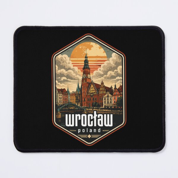 Item preview, Wroclaw City Poland Vintage Travel designed and sold by TomFrontierArt.