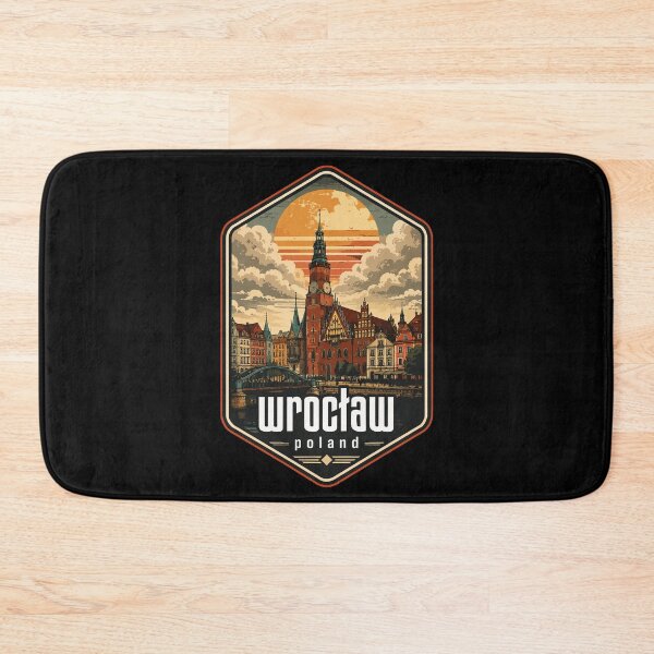Item preview, Wroclaw City Poland Vintage Travel designed and sold by TomFrontierArt.