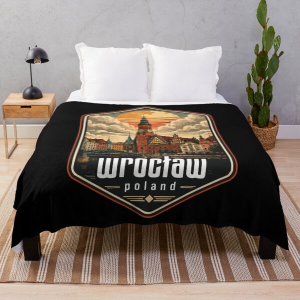 Item preview, Wroclaw City Poland Vintage Travel designed and sold by TomFrontierArt.