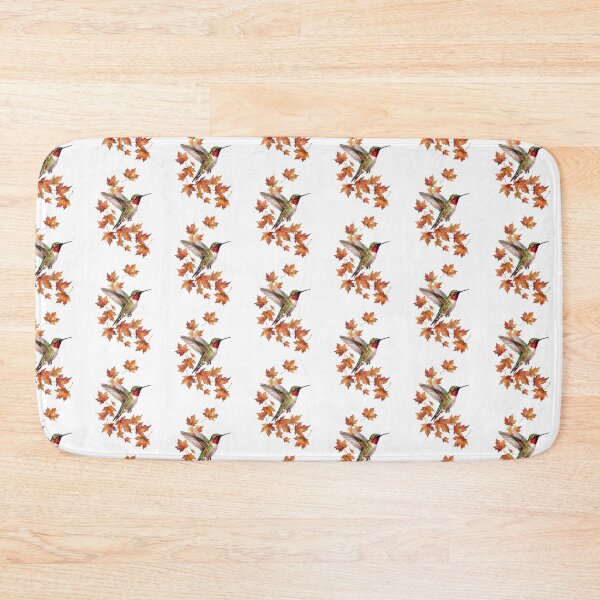 Item preview, Autumn Hummingbird Leaves designed and sold by Tiffany Roy.