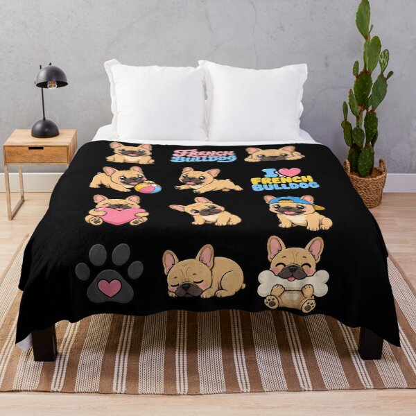 Item preview, Cute French Bulldog stickers and apparel design designed and sold by rafaeltto.