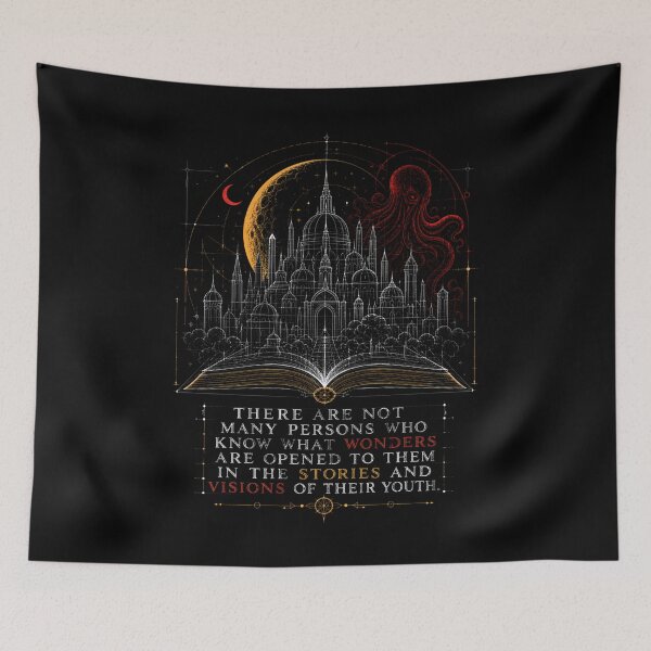 Item preview, H.P. Lovecraft Wonders of Youth Cosmic Library designed and sold by Fenay Designs.