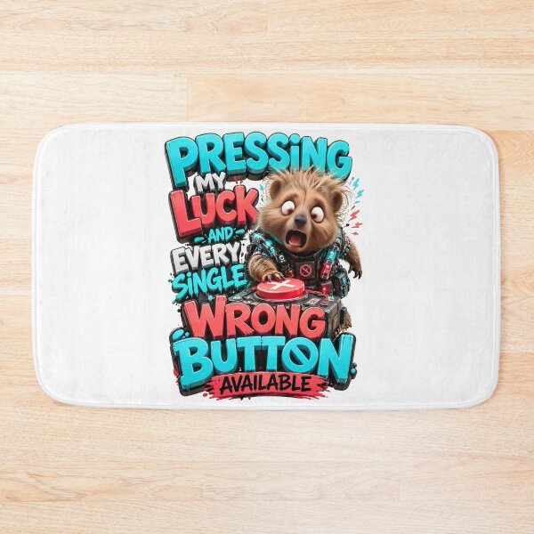 Item preview, Pressing My Luck And Every Single Wrong Button Available Hedgehog designed and sold by Sovereign Supply Co..