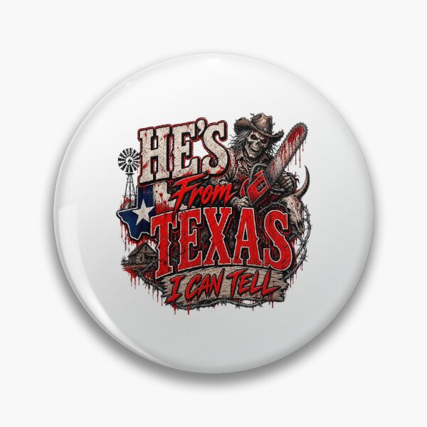 Artikelvorschau, Er kommt aus Texas, das kann ich erkennen. Kettensägen-Horror-Halloween. entworfen und verkauft von 3INEKMIZAN.