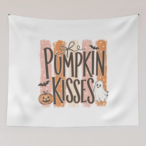 Item preview, Pumpkin Kisses Cute Spooky Halloween Charm designed and sold by CleanDecor.