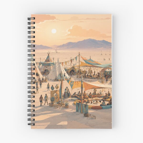 Item preview, Creative Theme Camp in a Temporary Desert Festival City designed and sold by MoonSkyArt.