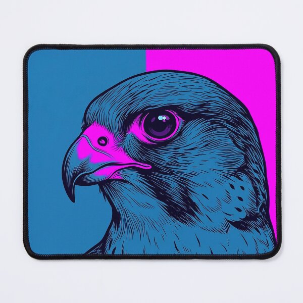Item preview, Neon Falcon Vector Pop Art Portrait designed and sold by bolayousri.