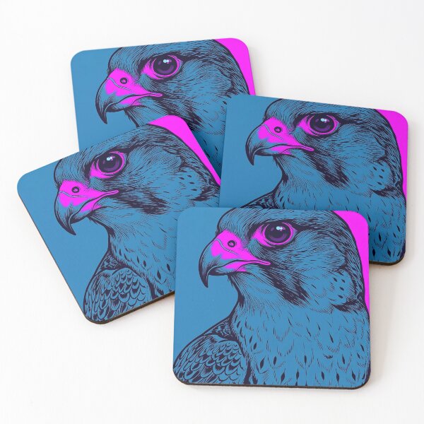 Item preview, Neon Falcon Vector Pop Art Portrait designed and sold by bolayousri.
