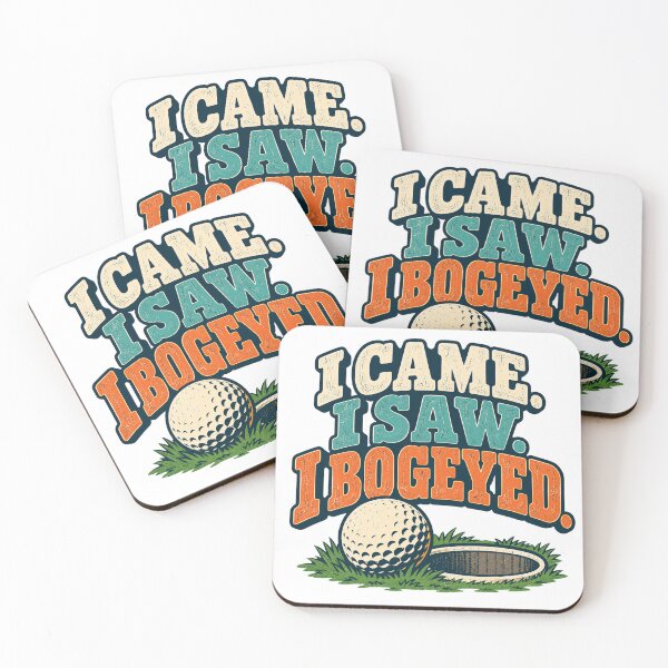 Item preview, I Came I Saw I Bogeyed – Funny Retro Golf designed and sold by EastEndTownie.