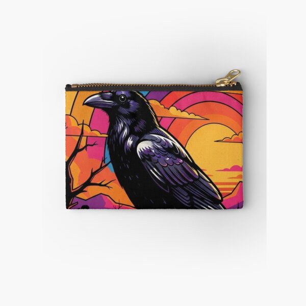 Item preview, Mystical Raven – Vibrant Sunset Fantasy Illustration designed and sold by Dogandesighn.