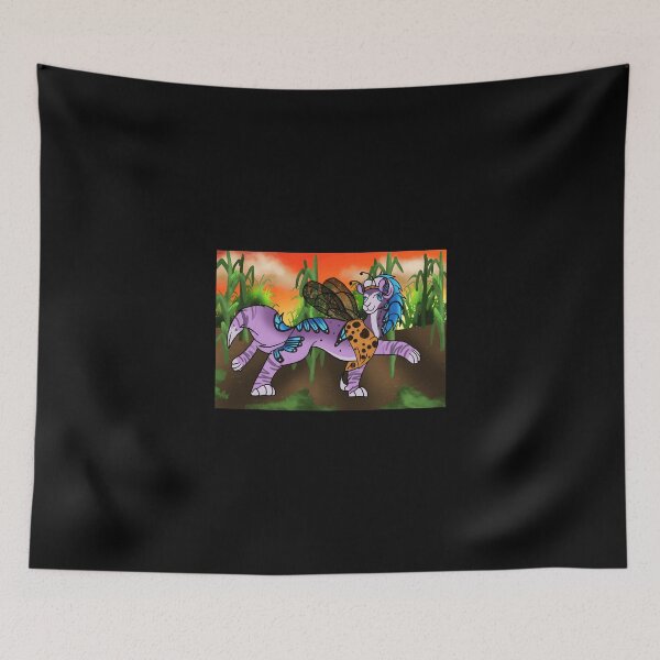 Item preview, Colorful Fantasy Creature with Butterfly Wings designed and sold by J-Mindful.
