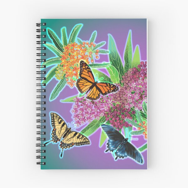 Item preview, Milkweeds and Butterflies designed and sold by Jedi-Artist.