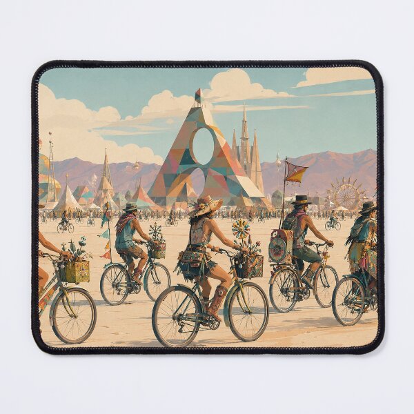 Item preview, Decorated Bicycles at a Desert Arts Festival designed and sold by MoonSkyArt.