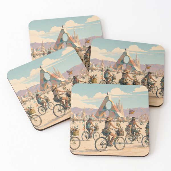 Item preview, Decorated Bicycles at a Desert Arts Festival designed and sold by MoonSkyArt.