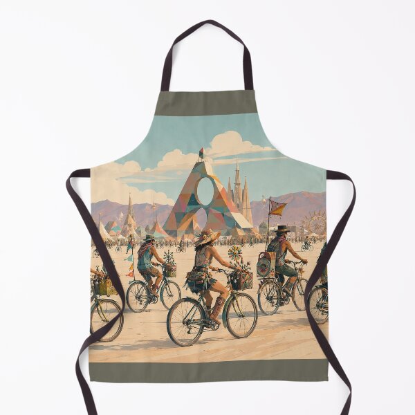 Item preview, Decorated Bicycles at a Desert Arts Festival designed and sold by MoonSkyArt.