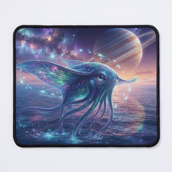 Item preview, Cosmic Marine Creature - Fantastic Sea Monster designed and sold by Malisa345.
