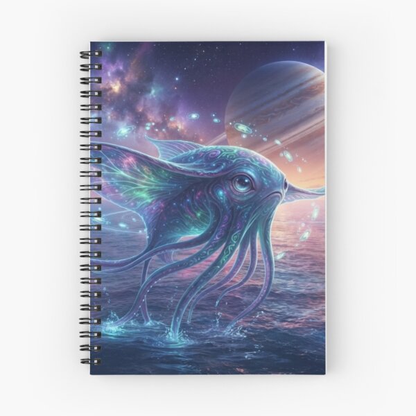 Item preview, Cosmic Marine Creature - Fantastic Sea Monster designed and sold by Malisa345.