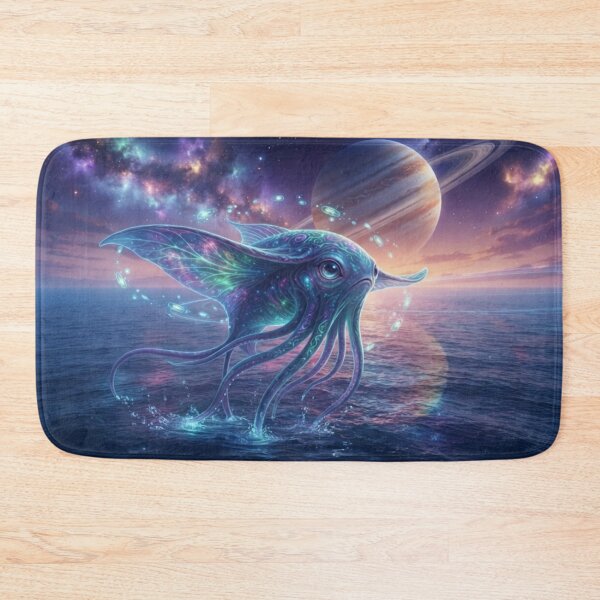 Item preview, Cosmic Marine Creature - Fantastic Sea Monster designed and sold by Malisa345.