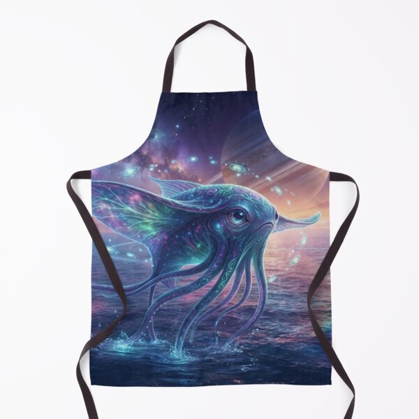 Item preview, Cosmic Marine Creature - Fantastic Sea Monster designed and sold by Malisa345.