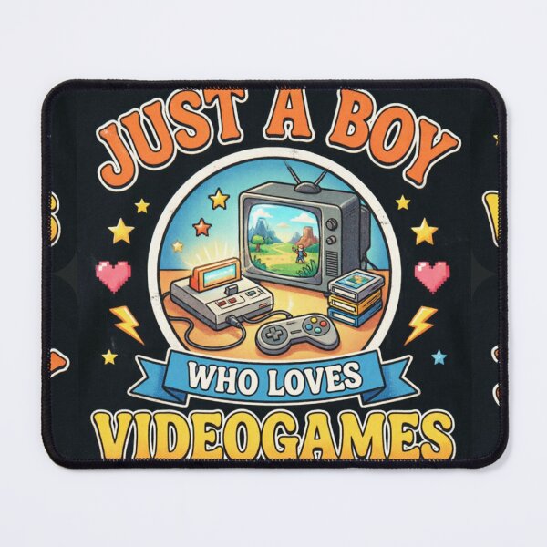 Item preview, Just a boy who likes video games designed and sold by MrBoutik.