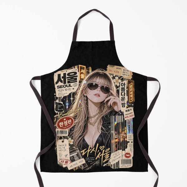 Item preview, Seoul City Night Aesthetic Retro K-Culture Girl Crush designed and sold by SeoulVibeStudio.