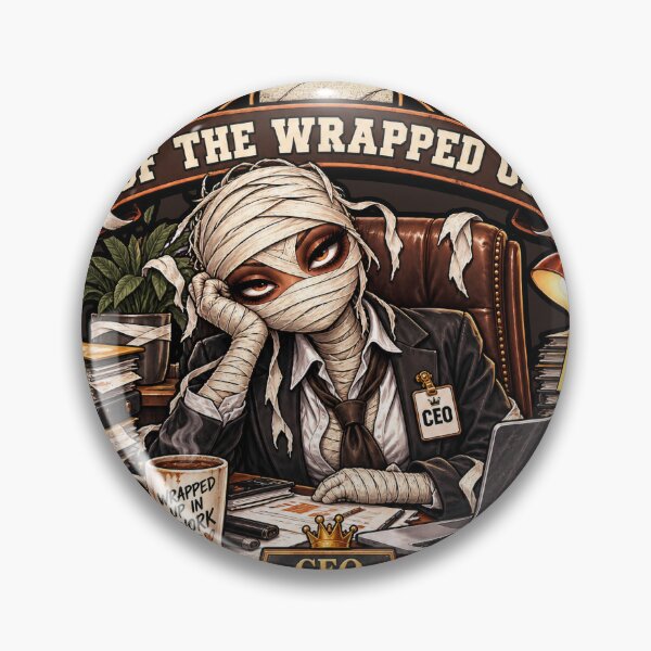 Item preview, CEO of the Wrapped Up – Funny Mummy CEO Halloween Office Humor designed and sold by CurrentPhase.