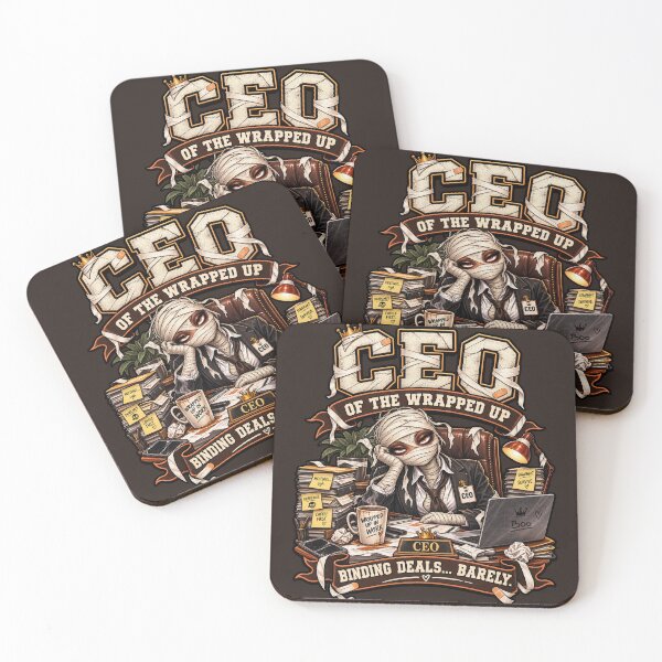 Item preview, CEO of the Wrapped Up – Funny Mummy CEO Halloween Office Humor designed and sold by CurrentPhase.
