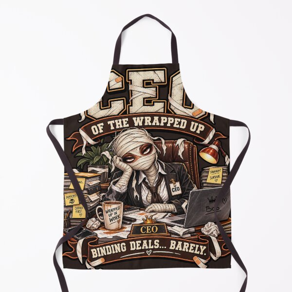 Item preview, CEO of the Wrapped Up – Funny Mummy CEO Halloween Office Humor designed and sold by CurrentPhase.