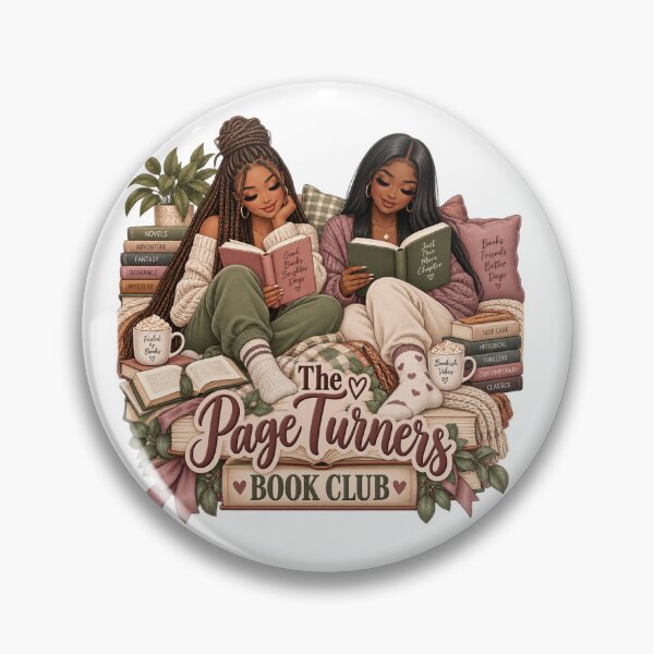 Item preview, Page Turner Book Club designed and sold by Whimsy Petal and Co..