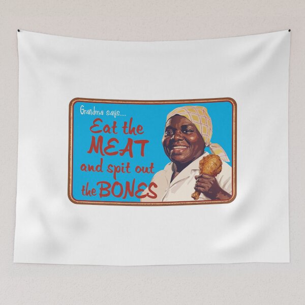 Item preview, Eat the meat and spit out the bones. designed and sold by Vizz216.