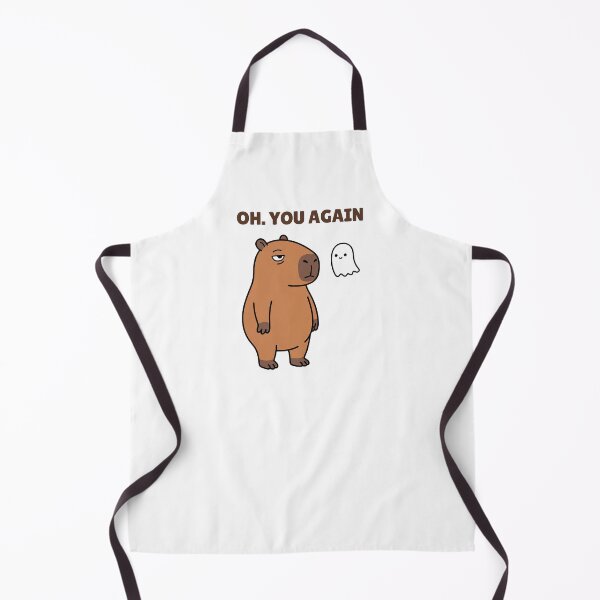 Item preview, Funny Halloween Capybara and Ghost – Oh. You Again designed and sold by Sir Capy B.