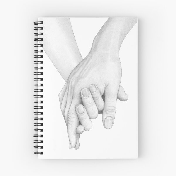 Item preview, Holding Hands Pencil Drawing  designed and sold by MattHackArt.
