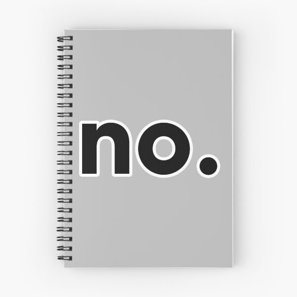 Item preview, Minimalist No typography - Bold Sarcastic Period Statement Art designed and sold by Silly Goose Party.