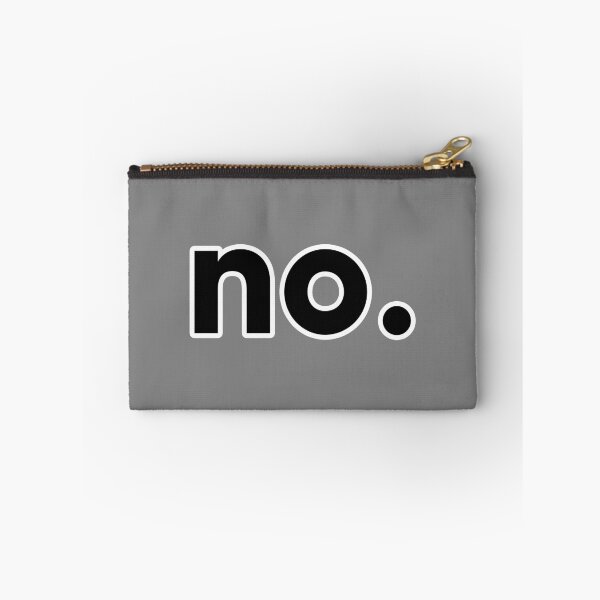 Item preview, Minimalist No typography - Bold Sarcastic Period Statement Art designed and sold by Silly Goose Party.