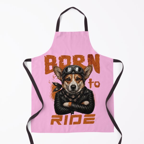 Item preview, Welsh Corgi Born To Ride - Biker Jacket & Bandana & Goggles designed and sold by PixelsPaws.
