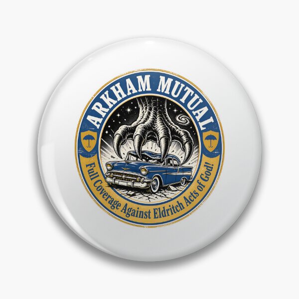 Artikelvorschau, H.P. Lovecraft Arkham Mutual Eldritch Versicherung entworfen und verkauft von Fenay Designs.