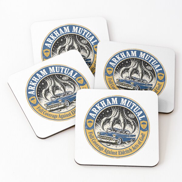 Item preview, H.P. Lovecraft Arkham Mutual Eldritch Insurance designed and sold by Fenay Designs.
