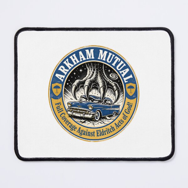 Item preview, H.P. Lovecraft Arkham Mutual Eldritch Insurance designed and sold by Fenay Designs.