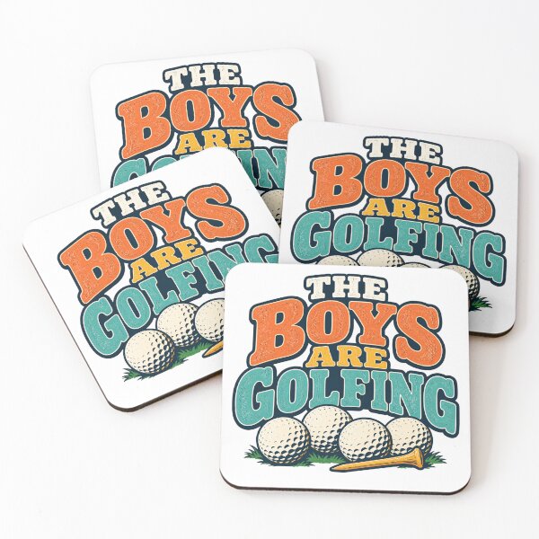 Item preview, The Boys Are Golfing – Funny Retro Golf Crew designed and sold by EastEndTownie.