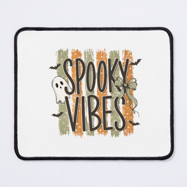 Item preview, Spooky Vibes Playful Halloween Brush Art designed and sold by CleanDecor.